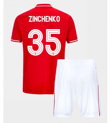Nottingham Forest Oleksandr Zinchenko #35 Hjemmebanetrøje Børn 2025-26 Kortærmet (+ Korte bukser)